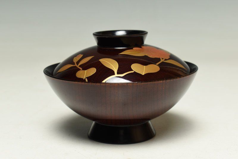 蔵A3495】平安象彦 木製絵替蒔絵草花文 吸物椀 汁椀 七客 共箱 - メルカリ