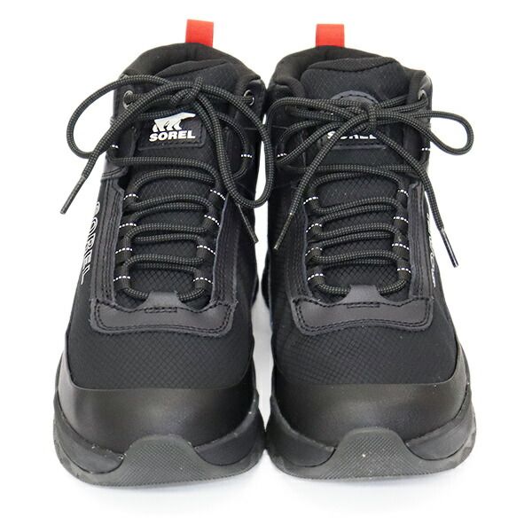 SOREL ソレル NM5302 アウティング ニュースニーカーミッド ウォータープルーフ メンズ 010BLACK SRL151 US8.5-約26.5cm