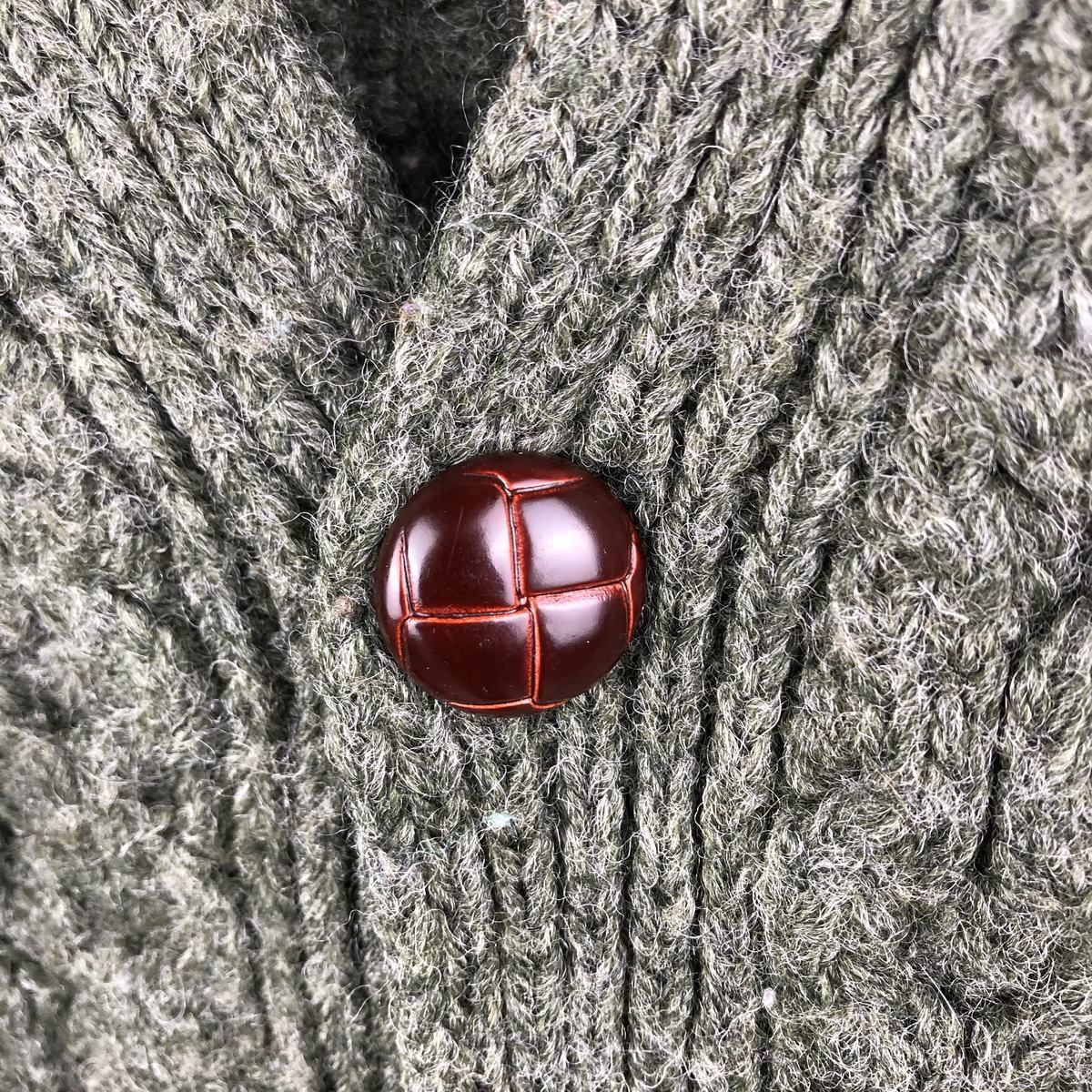 エルエルビーン アイルランド製 フィッシャーマン アランニットカーディガン L 古着 90~00年代 エルエルビーン L.L.Bean フィッシャーマンアラン