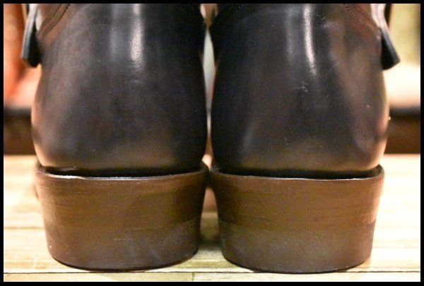  9 D BUCO ブコ リアルマッコイズ 112 3581 4031 BA 11010 エンジニア 黒 ブラック ホースハイド キャッツポウ ブーツ FJ 452 エンジニアブーツ ブーツ 革靴