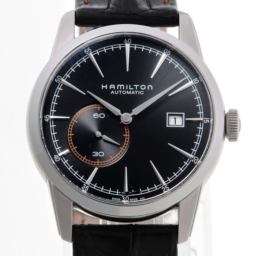 ハミルトン HAMILTON アメリカン クラシック レイルロード スモールセコンド オート H40515731 H405150 ブラック 自動巻き 商品番号 A-159406