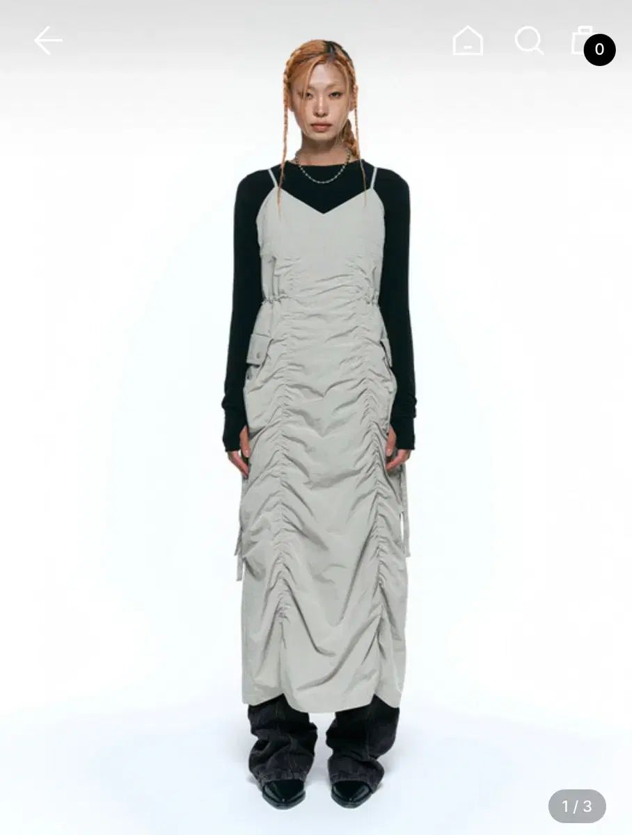 INSILENCE インサイレンス ウーマン パラシュート マキシ ドレス