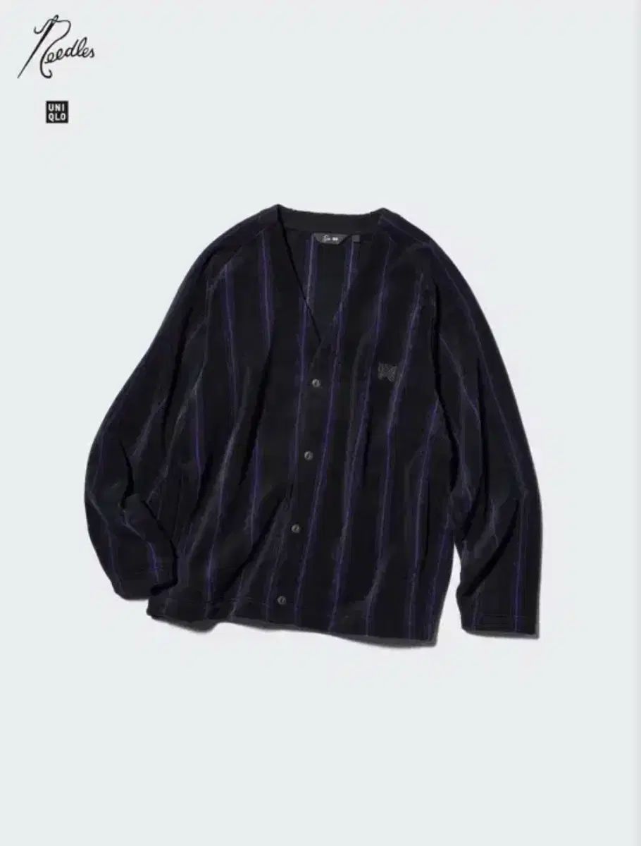ニードルズ x ユニクロ ストライプ カーディガン