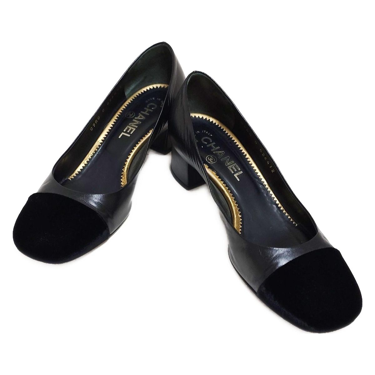 CHANEL(シャネル) パンプス 36 C レディース - G26472 黒 ココマーク