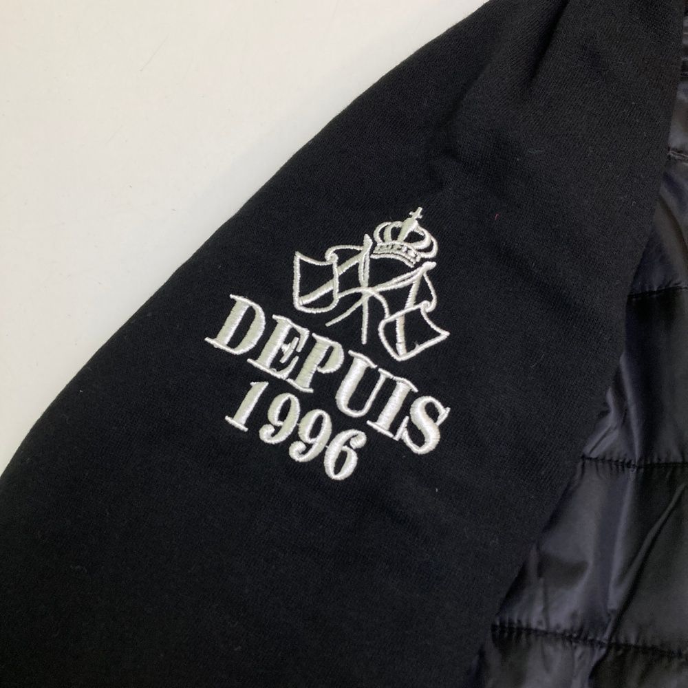  サイズ 2 23区GOLF ニジュウサンクゴルフ 中綿切替 長袖ジップパーカー ブラック系 ゴルフウェア レディース ストスト ジャケット レディースウェア