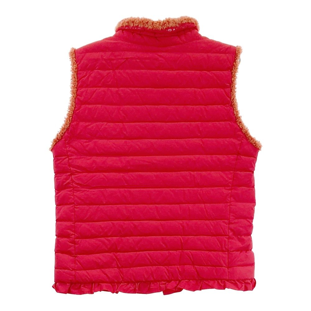 サイズ 4 DANCE WITH DRAGON ダンスウィズドラゴン ダウン ジップベスト レッド系 ゴルフウェア レディース ストスト