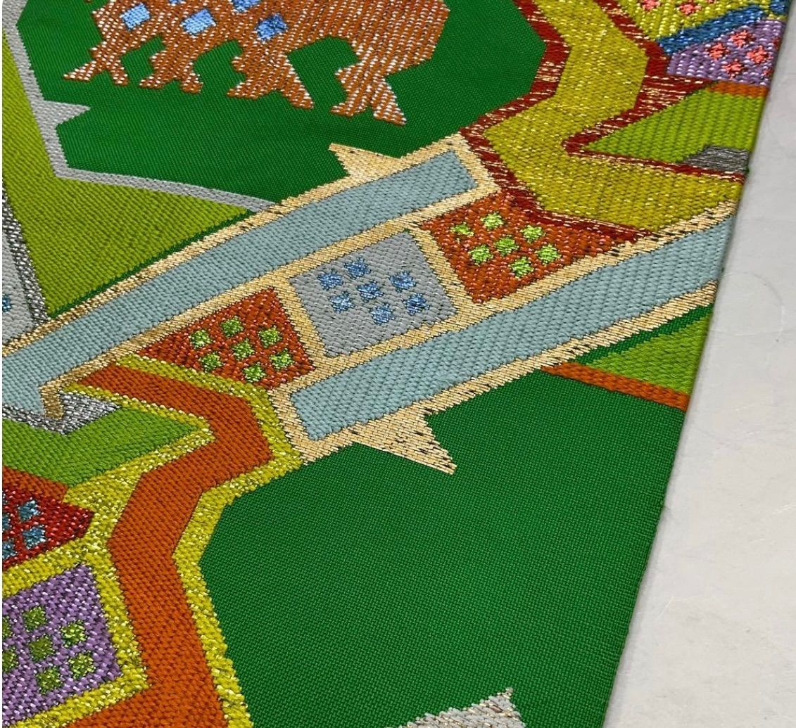  kimono one kimonoarisa 厳選 龍村平蔵 有栖川模様 正絹 長尺 434.5㎝ 袋帯 龍村平蔵龍村美術龍村晋たつむら着物着物帯小紋普段着名古屋帯 袋帯 帯