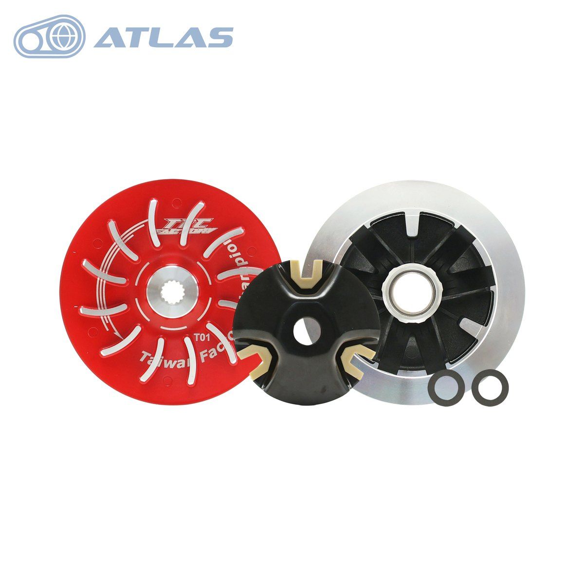 TFC 6型シグナス グリファス CYGNUS GRYPHUS NMAX 125 155 3型水冷BW S X FORCE テフロンコートローラーガイド RBスタイルプーリーセットV 2