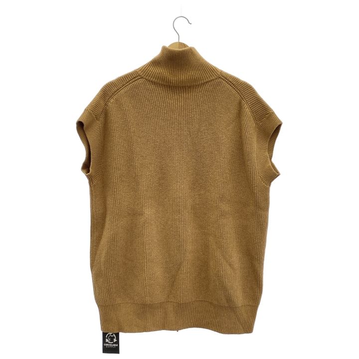 Plage プラージュ 24080922504030 CO W 片畦zip ハイネックベスト レディース ベージュ