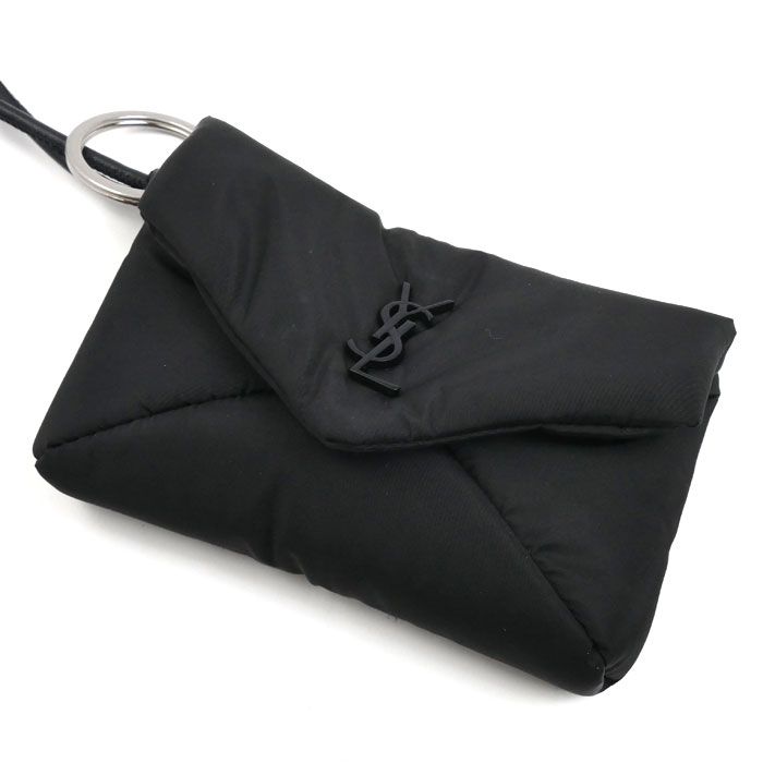 SAINT LAURENT サンローラン カサンドラ ミニ エンベロープ ポーチ ブラック 797979 FADKQ 1000 レディース