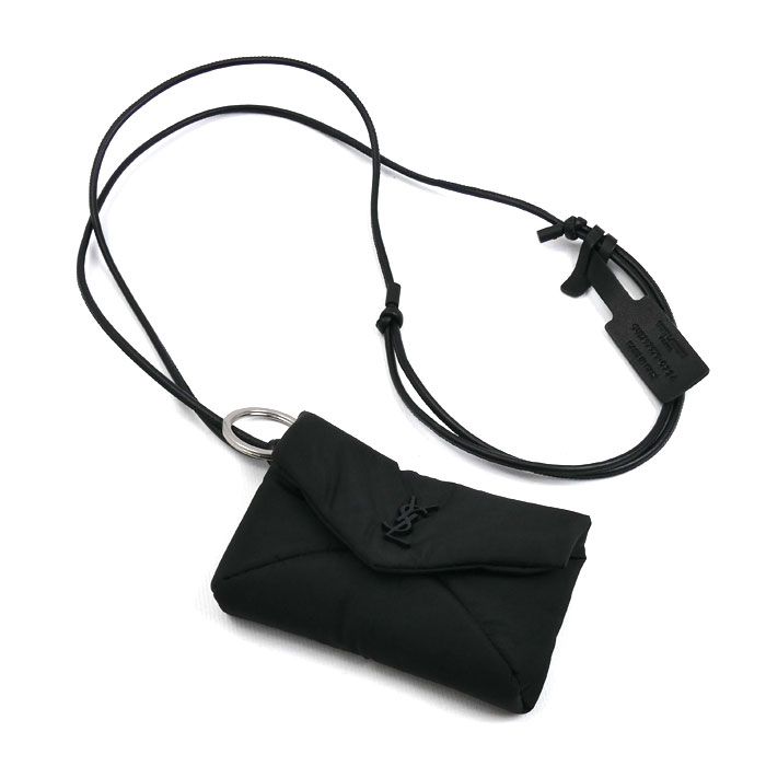 SAINT LAURENT サンローラン カサンドラ ミニ エンベロープ ポーチ ブラック 797979 FADKQ 1000 レディース