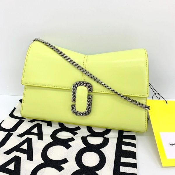 MARC JACOBS マークジェイコブス ザセントマーク チェーンウォレット 2R3SMN042S10 ショルダーバッグ レディース イエロー DF17121