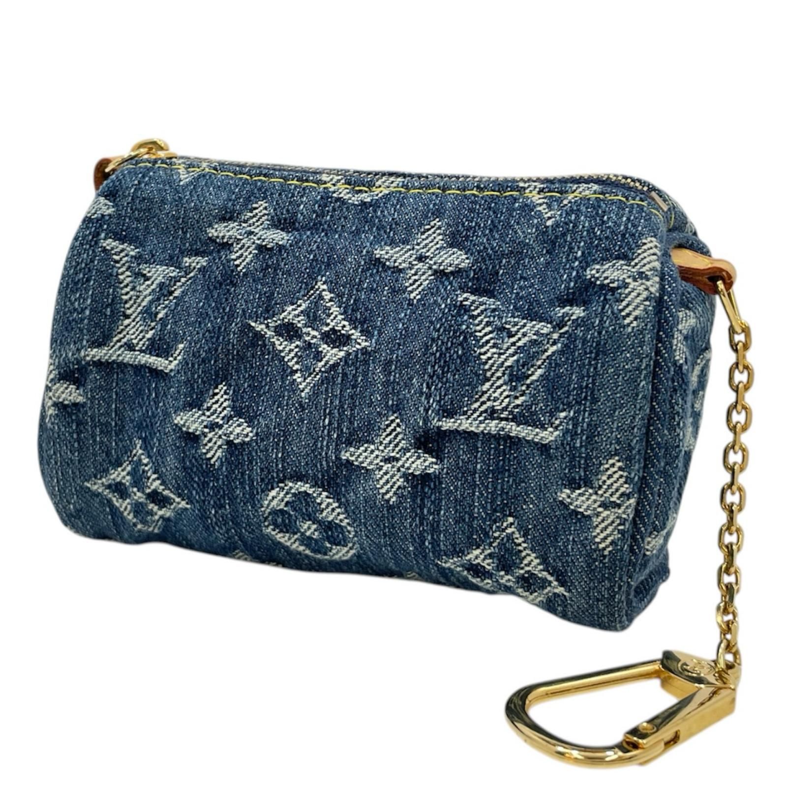 LOUIS VUITTON ルイ ヴィトン トゥルース スピーディPM モノグラム デニム ポーチ M95082 ネイビー 尾張小牧店
