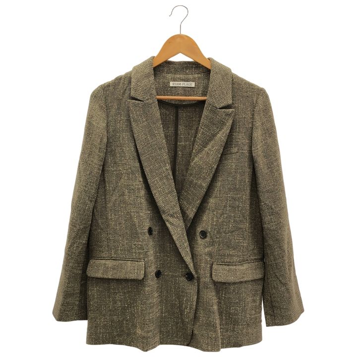 Plage プラージュ 21010922606130 R IAM ミニツイードジャケット レディース ブラック 36