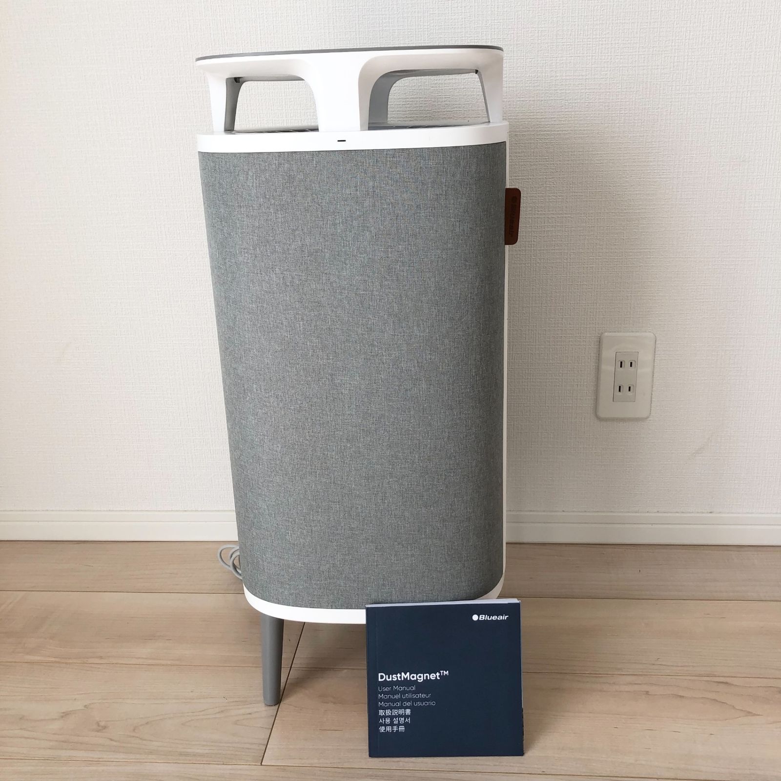 ブルーエア 空気清浄機 34畳 リビング ダストマグネット 5440i 花粉 ホコリ 集塵力 節電 ペット 抜け毛 脱臭 上下吸引 ダイニング ハウスダスト ウイルス 換気 簡単お手入れ アプリ操作 スウェーデン 北欧デザイン グレー