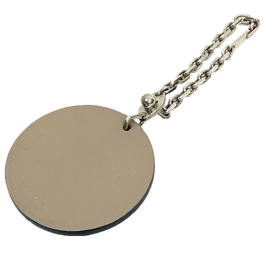 HERMES エルメス カバ チャーム キーホルダー キーチェーン レザー エトープ 動物 aq 12081