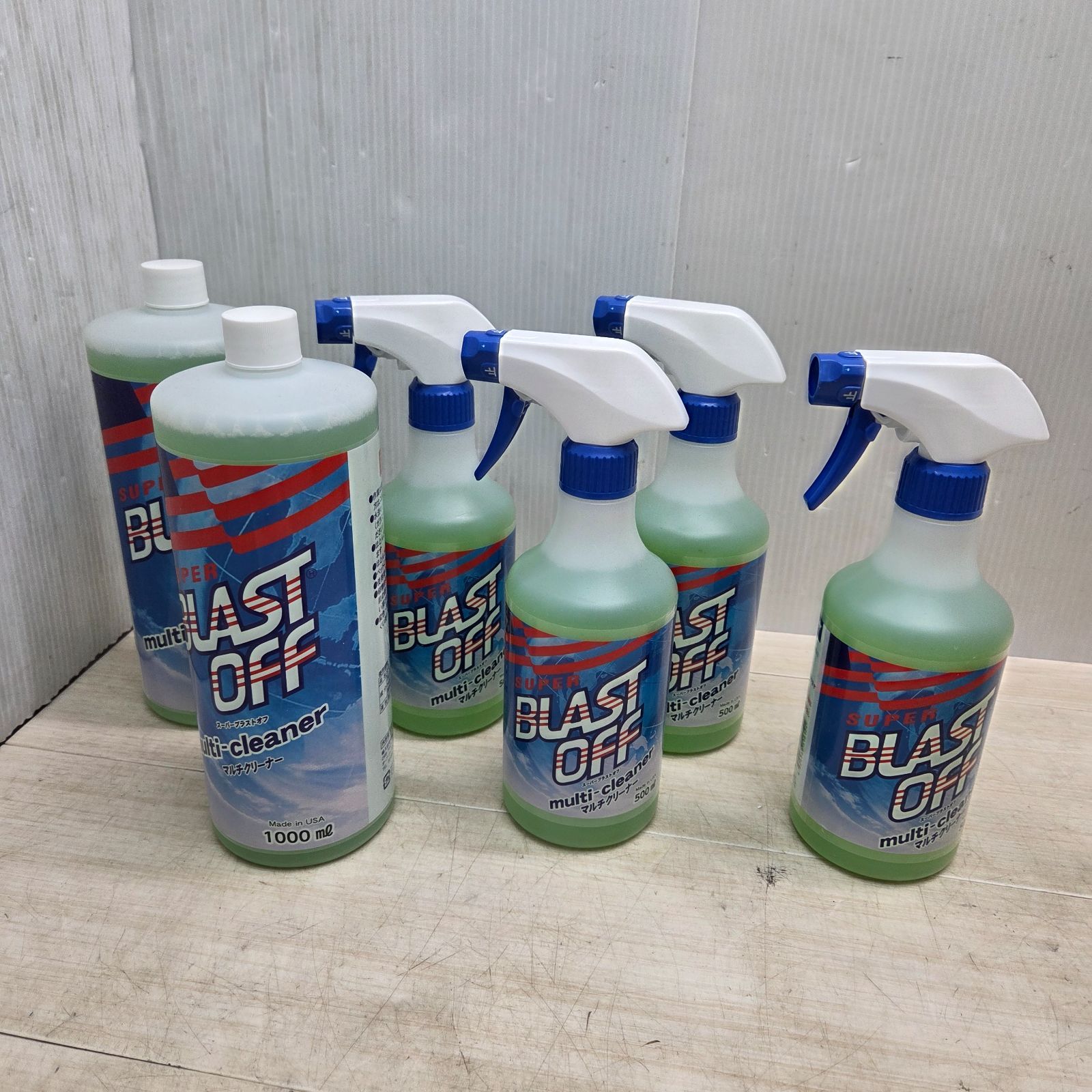 10 S99656 スーパーブラストオフ マルチクリーナー 増量セット サニテック 本体 詰め替え 6セット 洗剤 消耗品 大掃除 キッチン