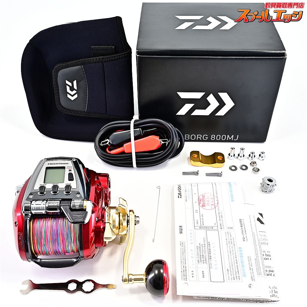 ダイワ 17シーボーグ 800MJ 使用距離9.7km 使用39時間 DAIWA SEABORG m42936