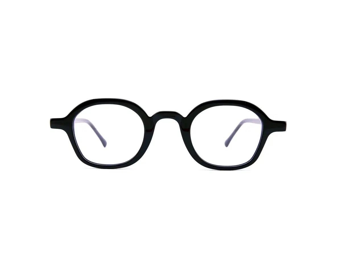 Classic ブラック アセテート メガネ