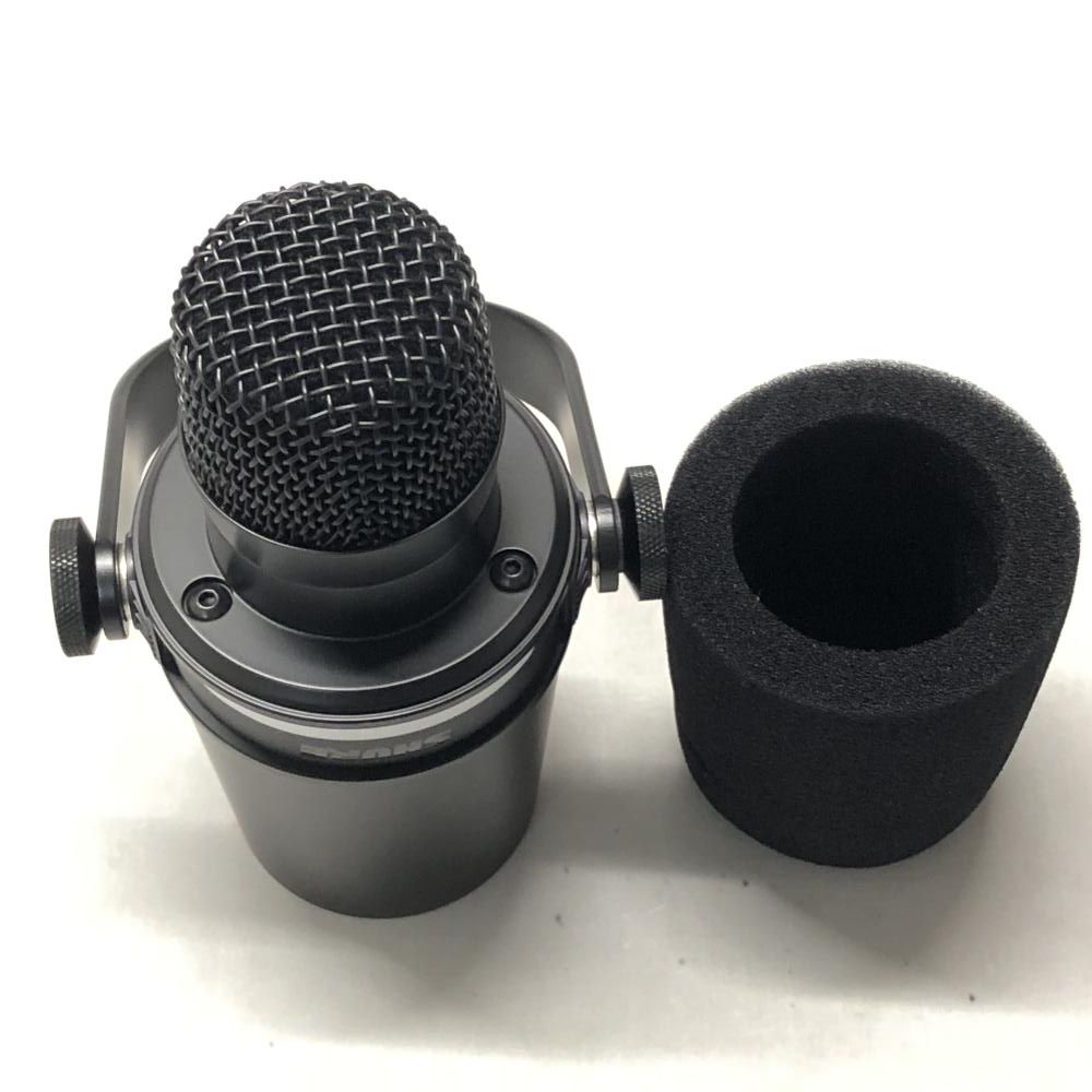 中古】SHURE シュア MV7+ ポッドキャストマイクロホン ブラック