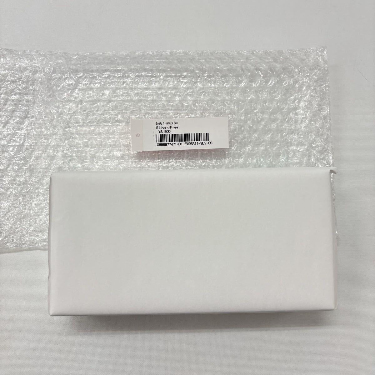 25aw 2025 Supreme シュプリーム SyuRo Tinplate Box Silver シュロ ボックス 711-0060