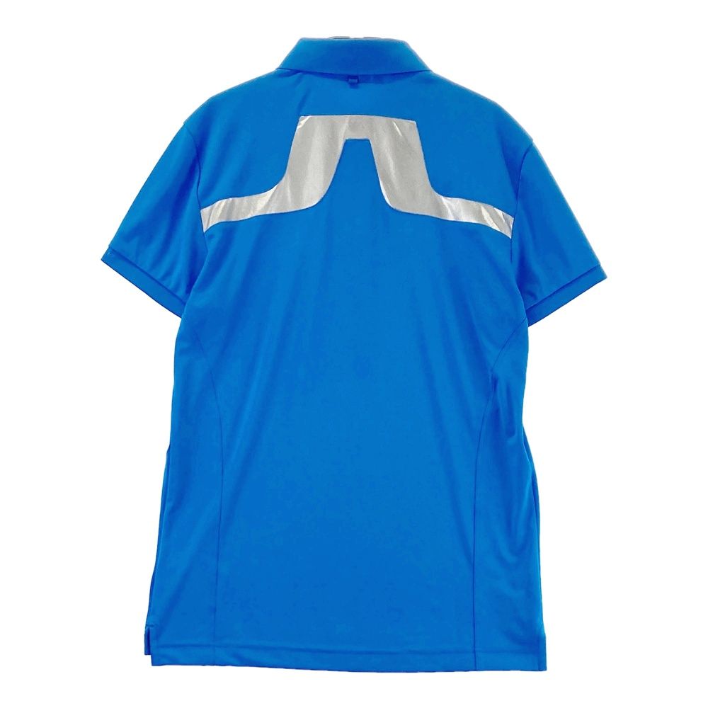 サイズ S J ジェイリンドバーグ 071 26346 半袖ポロシャツ ブルー系 ゴルフウェア メンズ ストスト