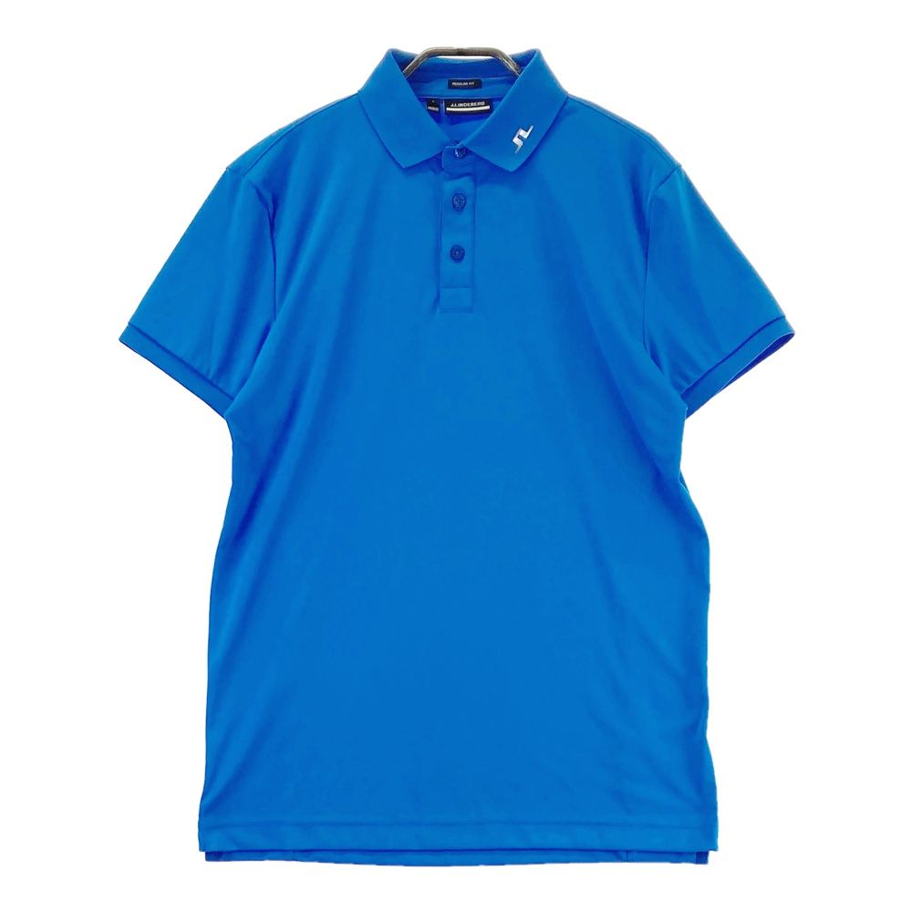 サイズ S J.LINDEBERG ジェイリンドバーグ 071-26346 半袖ポロシャツ ブルー系 240101546205 ゴルフウェア メンズ ストスト