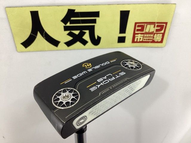 ゴ*G様 埼玉 中尺 アームロック ダブルワイド パター ストロークラボ 39 中古】パター オデッセイ 【中尺・39インチ】ストロークラボ ブラック