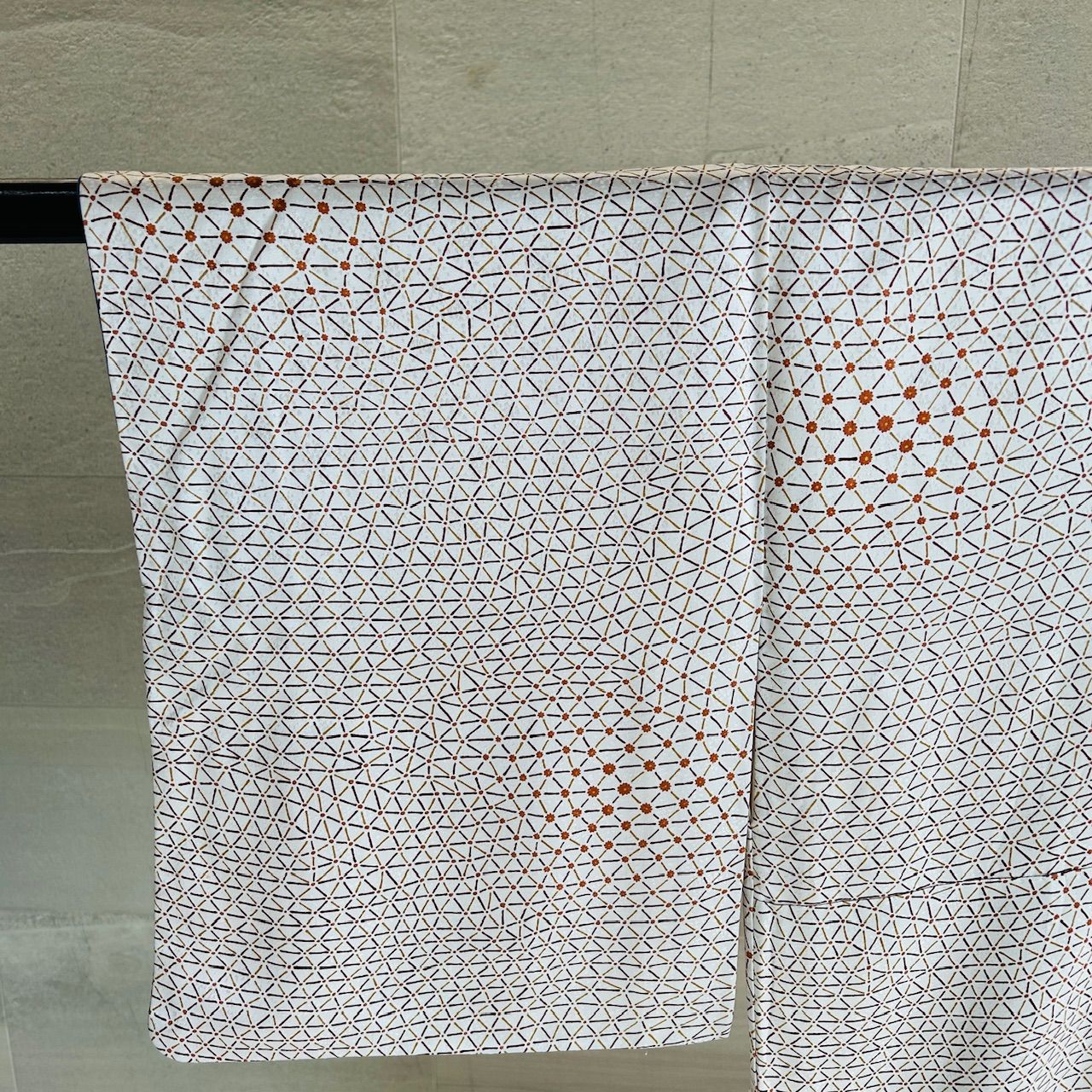 着物 帯 セット 付け下げ 名古屋帯 昭和レトロ 品 少しシミあり 管理番号KKVMI 91