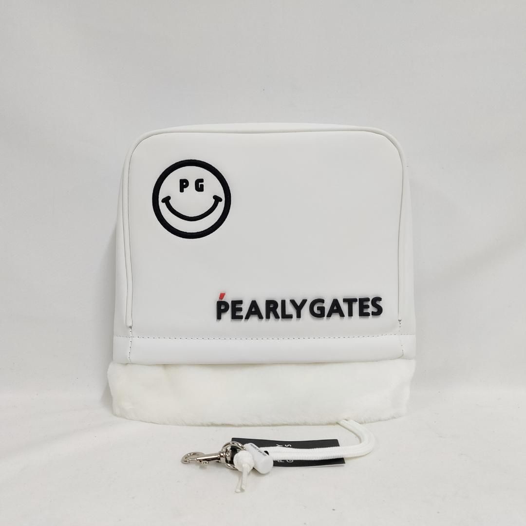 新品 未使用 パーリーゲイツ アイアン用 ヘッドカバー ホワイト