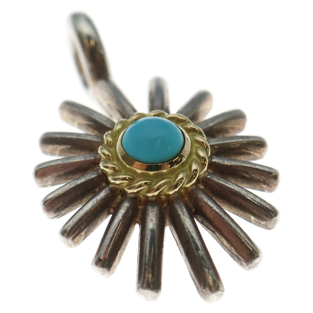 goro's (ゴローズ) 金縄ターコイズウニトップ小 ペンダントトップ