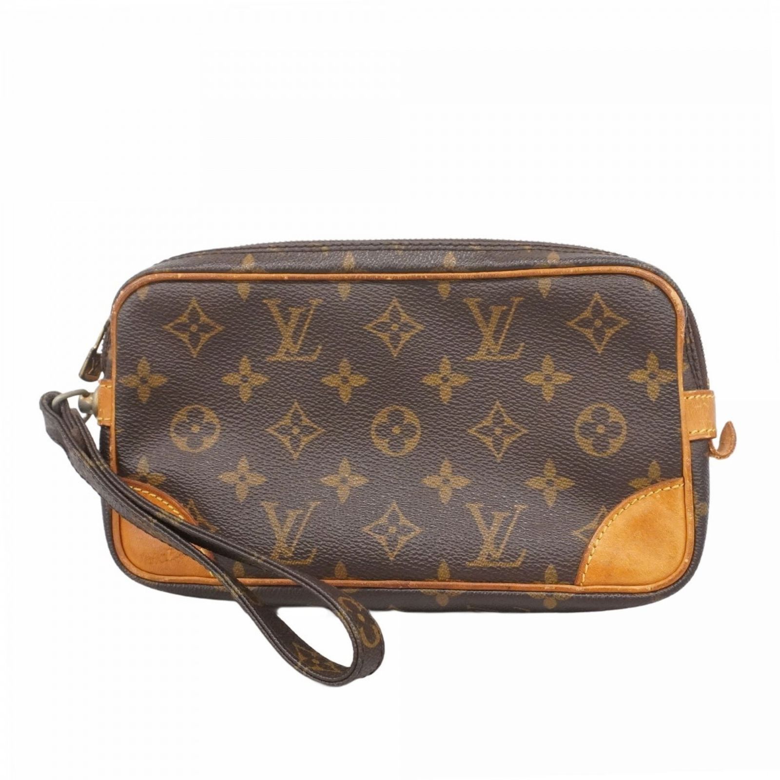 ルイ ヴィトン Louis Vuitton ルイ ヴィトン クラッチバッグ モノグラム マルリードラゴンヌPM M51827 ブラウンメンズ