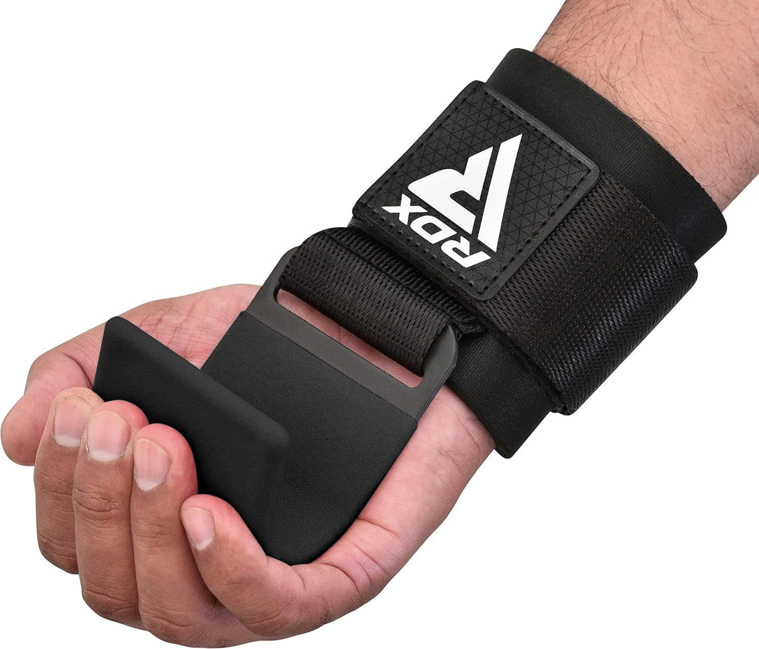 新品 RDXウエイトリフティングフックストラップネオプレンパッド付き