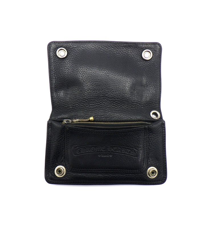 クロムハーツ 1zipウォレット クロムハーツ1ZIPウォレット/二つ折り財布／クロスボタン