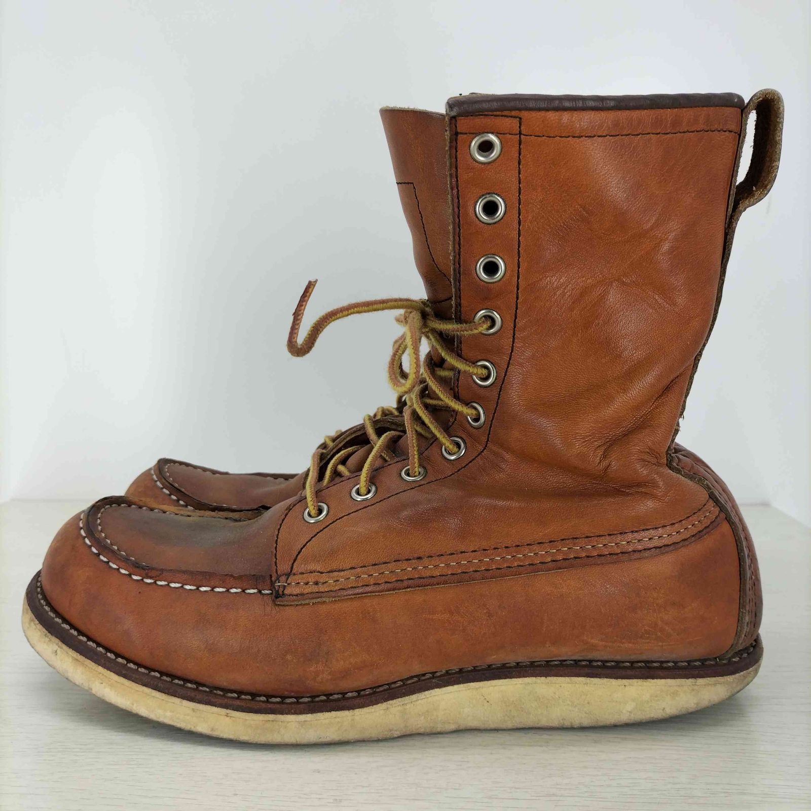 レッドウィング RED WING 縦長タグ 877 Classic Work 8inch Moc-toe メンズ JPN 27