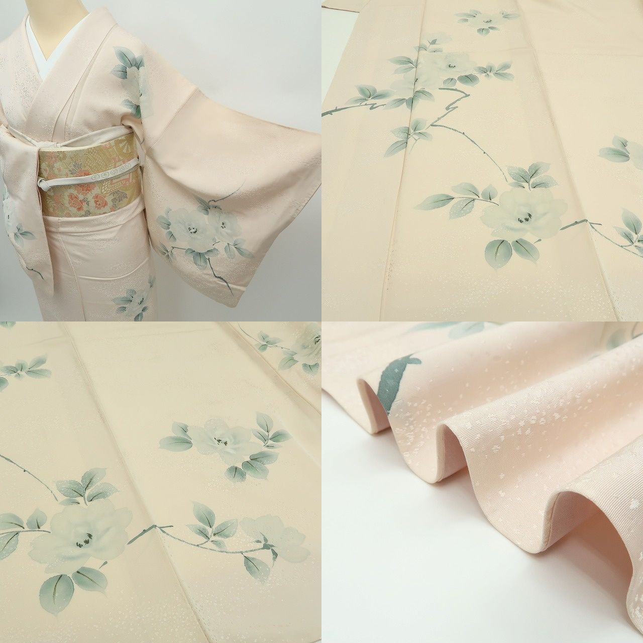 ✾まめ藤✾m2348＊正絹 手縫い仕立て 桜 訪問着 - メルカリ