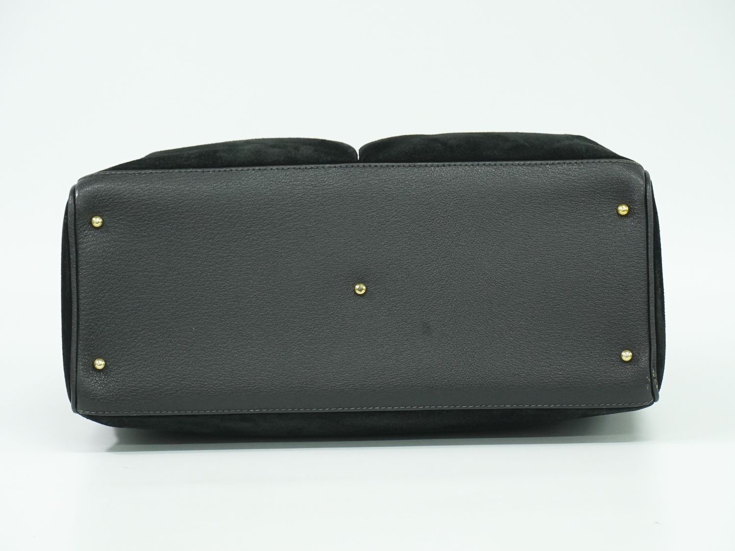  グッチ GUCCI バンブー ハンドバッグ スエード レザー ブラック Bamboo バッグ フォロー割 ハンドバッグ バッグ