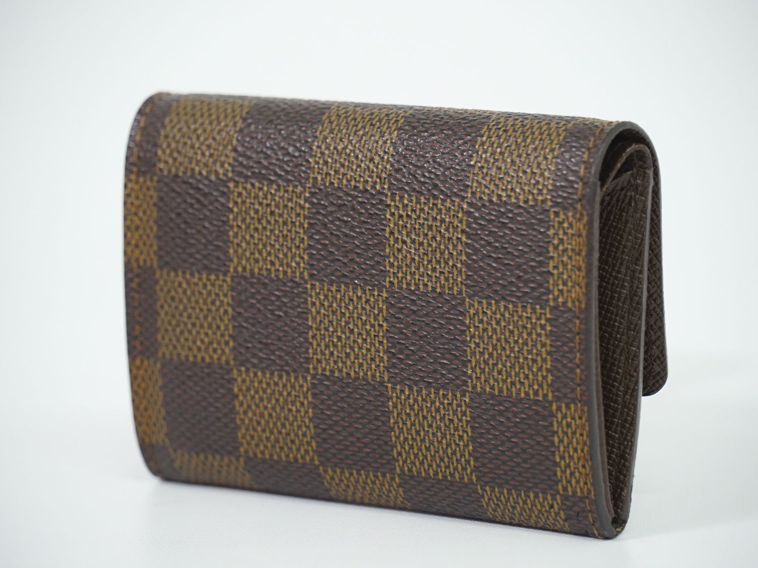 ルイヴィトン LOUIS VUITTON LV ポルトモネ プラ ダミエ エベヌ コインケース 小銭入れ ブラウン N 61930 ビトン 財布 ウォレット フォロー割