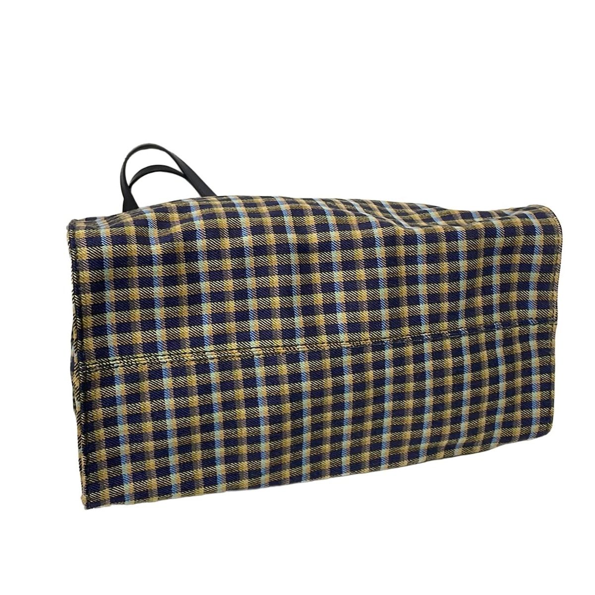  miumiu ミュウミュウ トートバッグ - パープル×黒×マルチ レザー トートバッグ バッグ