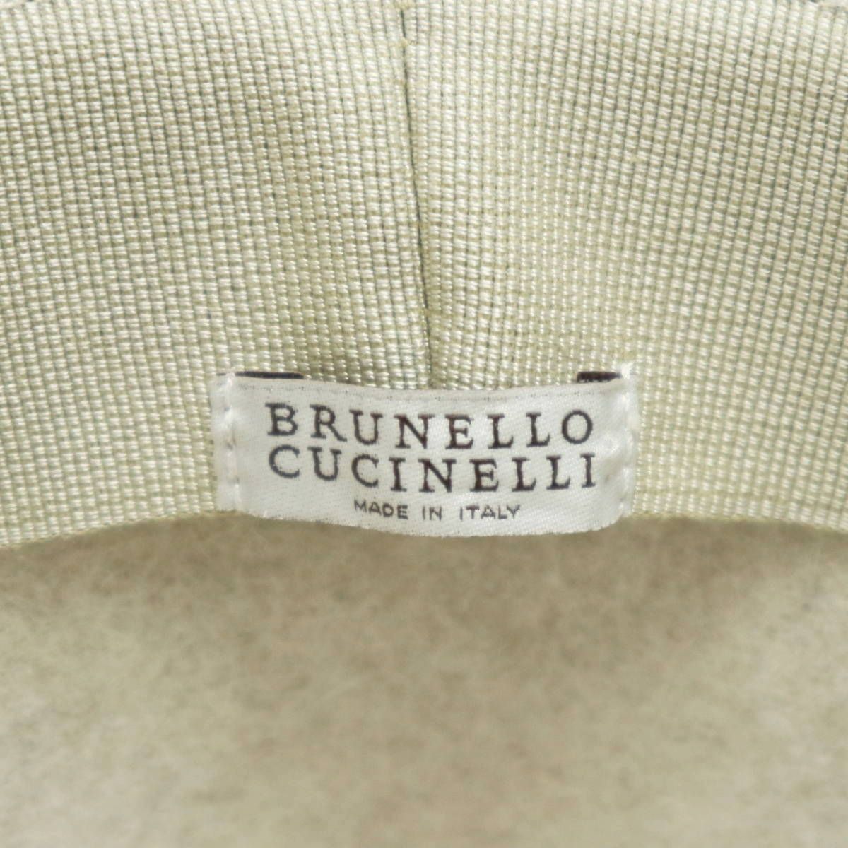 フェルトハット ベージュ