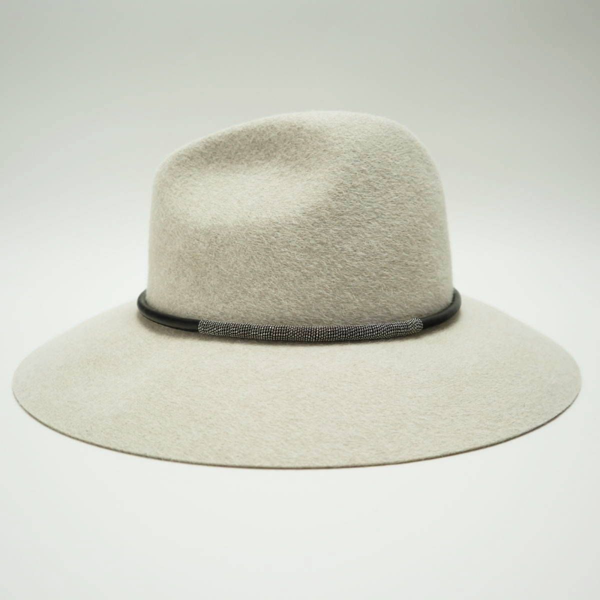 コスパ最強 BRUNELLO CUCINELLI ブルネロクチネリ フェルトハット ベージュ M11-k061