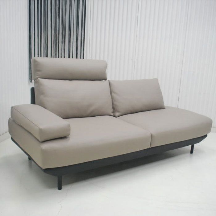 アウトレット 現品限り 一部 大 アームレスデザイン ３人掛けソファー 肘 ヘッドレス付き スタイリッシュモダン 250827-コスターナ3 p