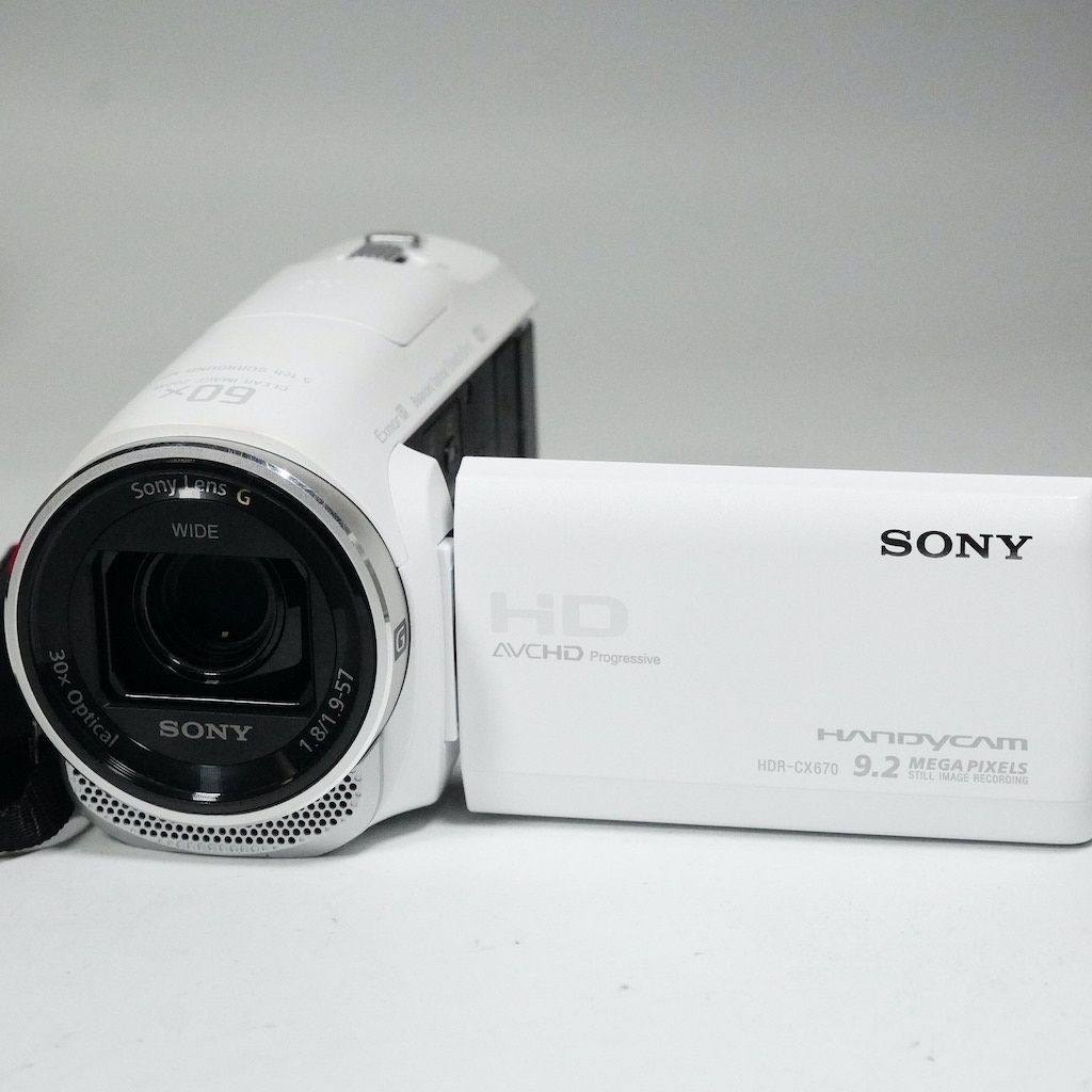 SONY ソニー HDR-CX670 ホワイト 返金保証 2379