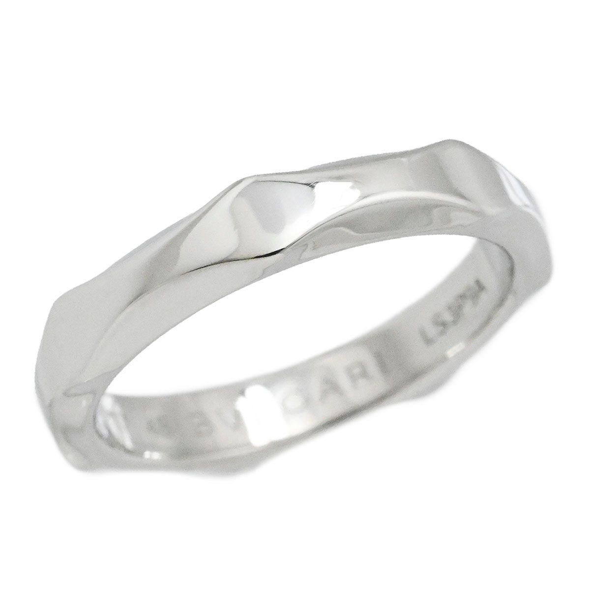 ブルガリ BVLGARI メンズリング pt950 プラチナ 美品 ブルガリ BVLGARI