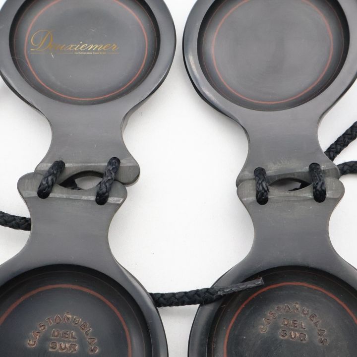 フラメンコ パリージョ カスタネット CASTANUELAS DEL SUR ブラック系