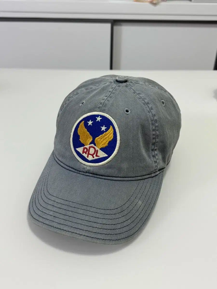 RRL ダブルアールエル ウィングロゴ ベースボールキャップ ブルー