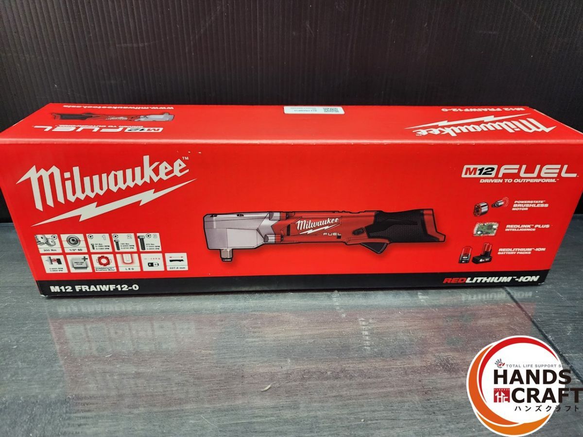 ♭ ミルウォーキー Milwaukee M 12 FUEL 1 2インチ300 Nmアングルインパクトレンチ 0 本体のみ