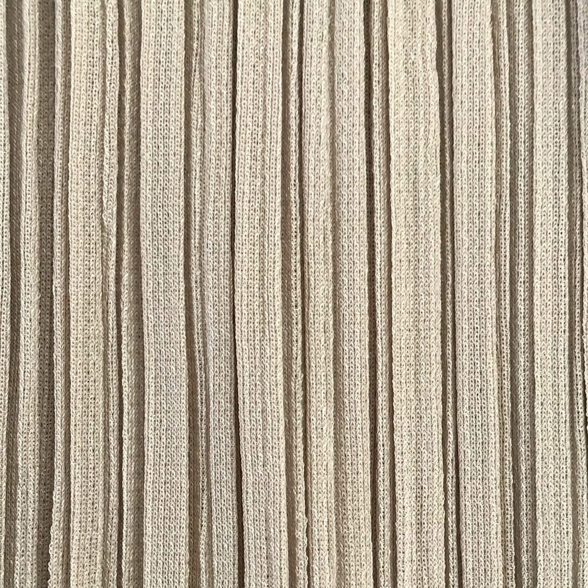  PLEATS PLEASE プリーツプリーズ ワンピース サイズ4 XL レディース - ベージュ×オレンジ×マルチ ノースリーブ ひざ丈 その他 ワンピース