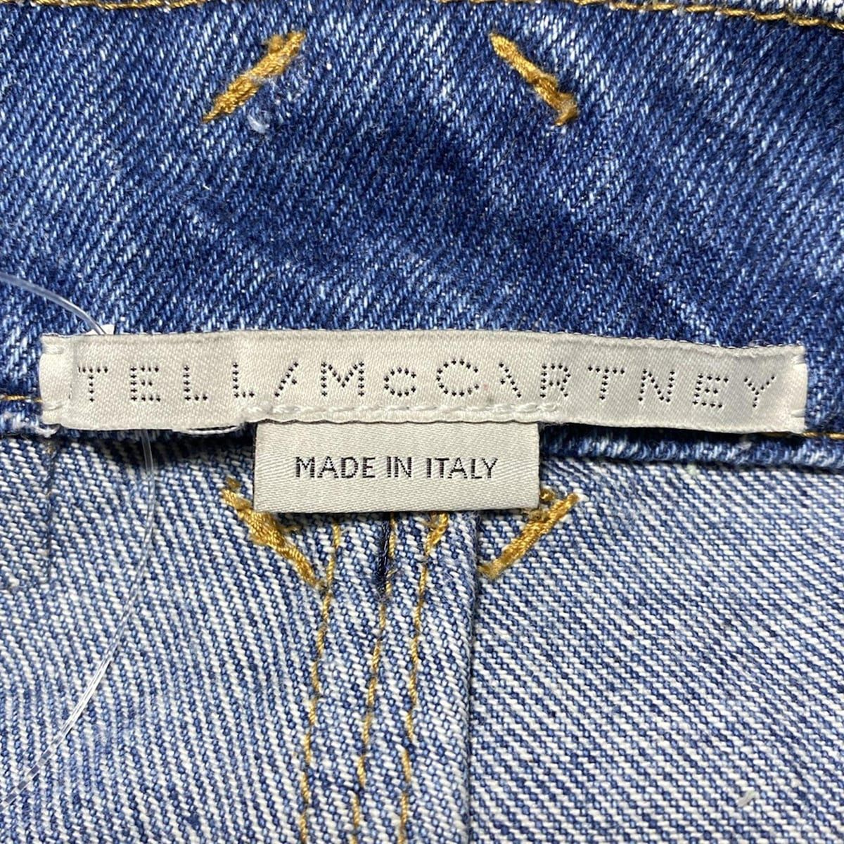  stellamccartney ステラマッカートニー ジーンズ サイズ24 レディース ブルー フルレングス ストレートデニム デニム ジーンズ