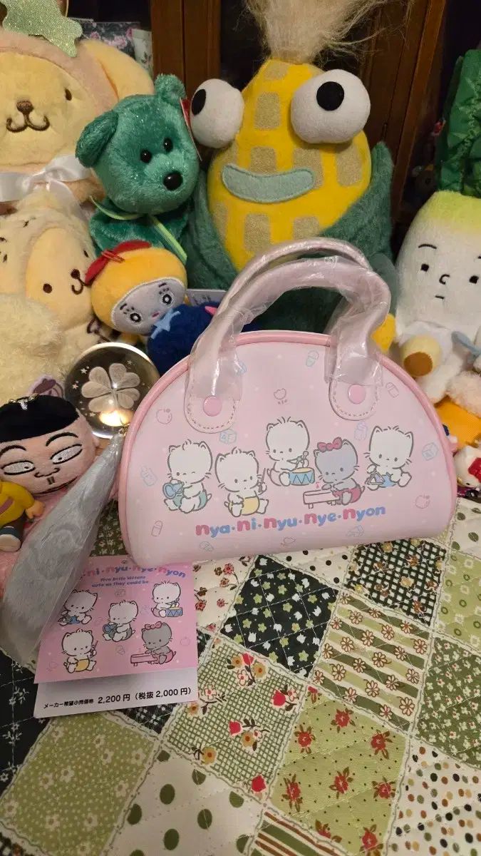 日本 猫のカイ 迷ミニ ボストンバッグ